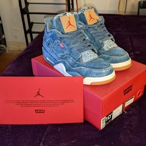 🔥Jordan/Levi 4s (Professionally Distressed)🔥